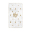 Serviette rectangle ex voto doré 