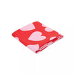 serviette de plage rouge