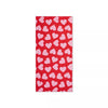 serviette de plage rouge