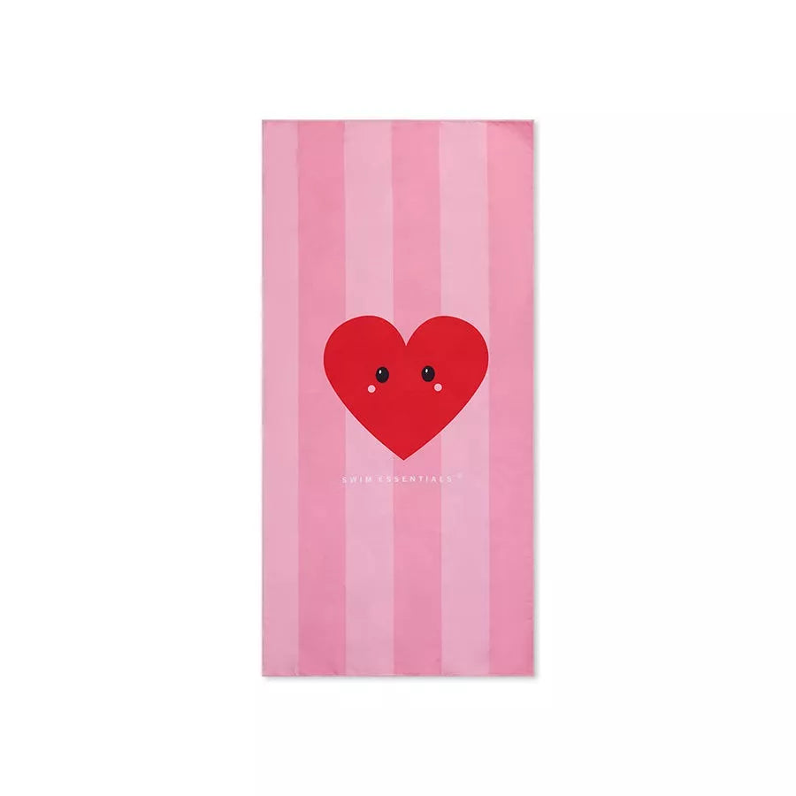serviette de plage rouge