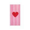 serviette de plage rouge