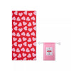 serviette de plage rouge