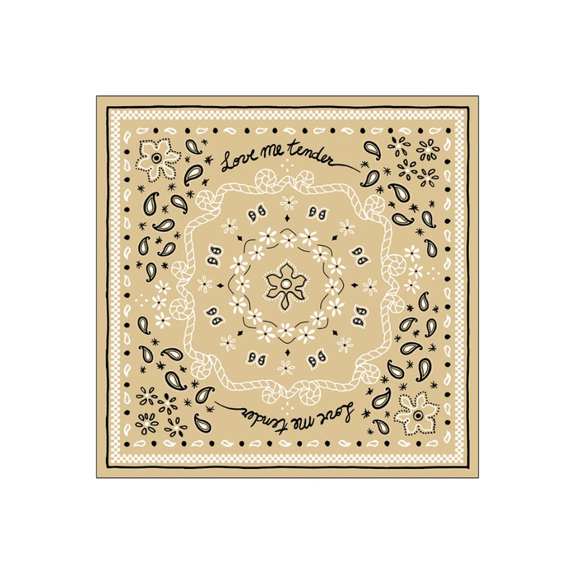 serviette papier bandana beige 