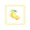 serviette papier fraise citron