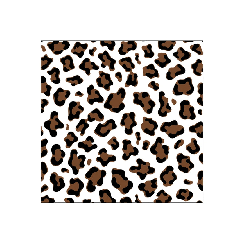 serviette papier leopard