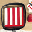 serviette papier rayure rouge