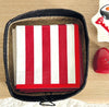 serviette papier rayure rouge