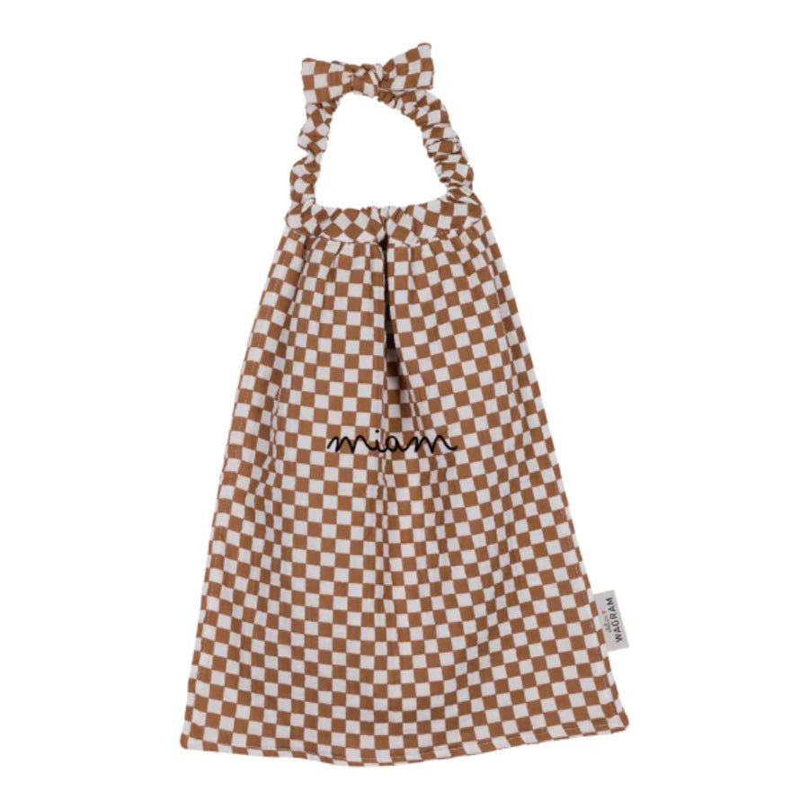 serviette table damier