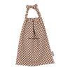 serviette table damier