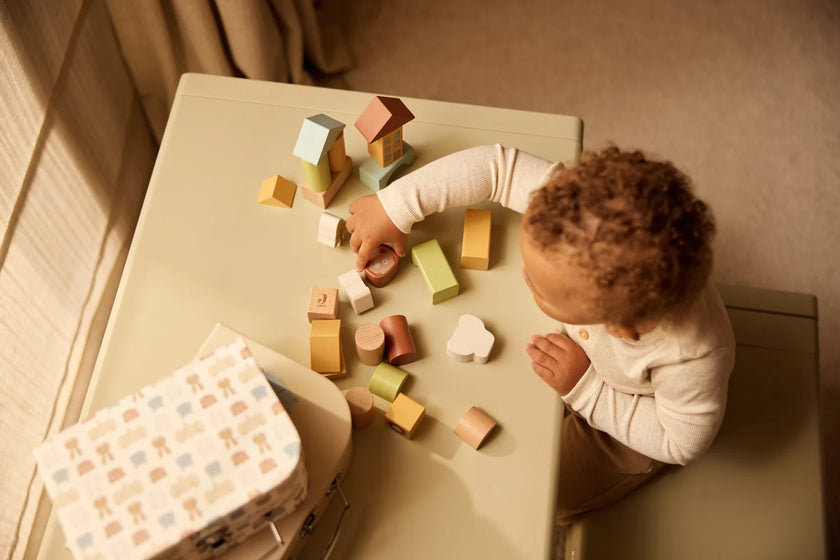 Set de jeux en blocs en bois Jollies Jollein