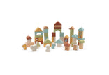 Set de jeux en blocs en bois Jollies Jollein