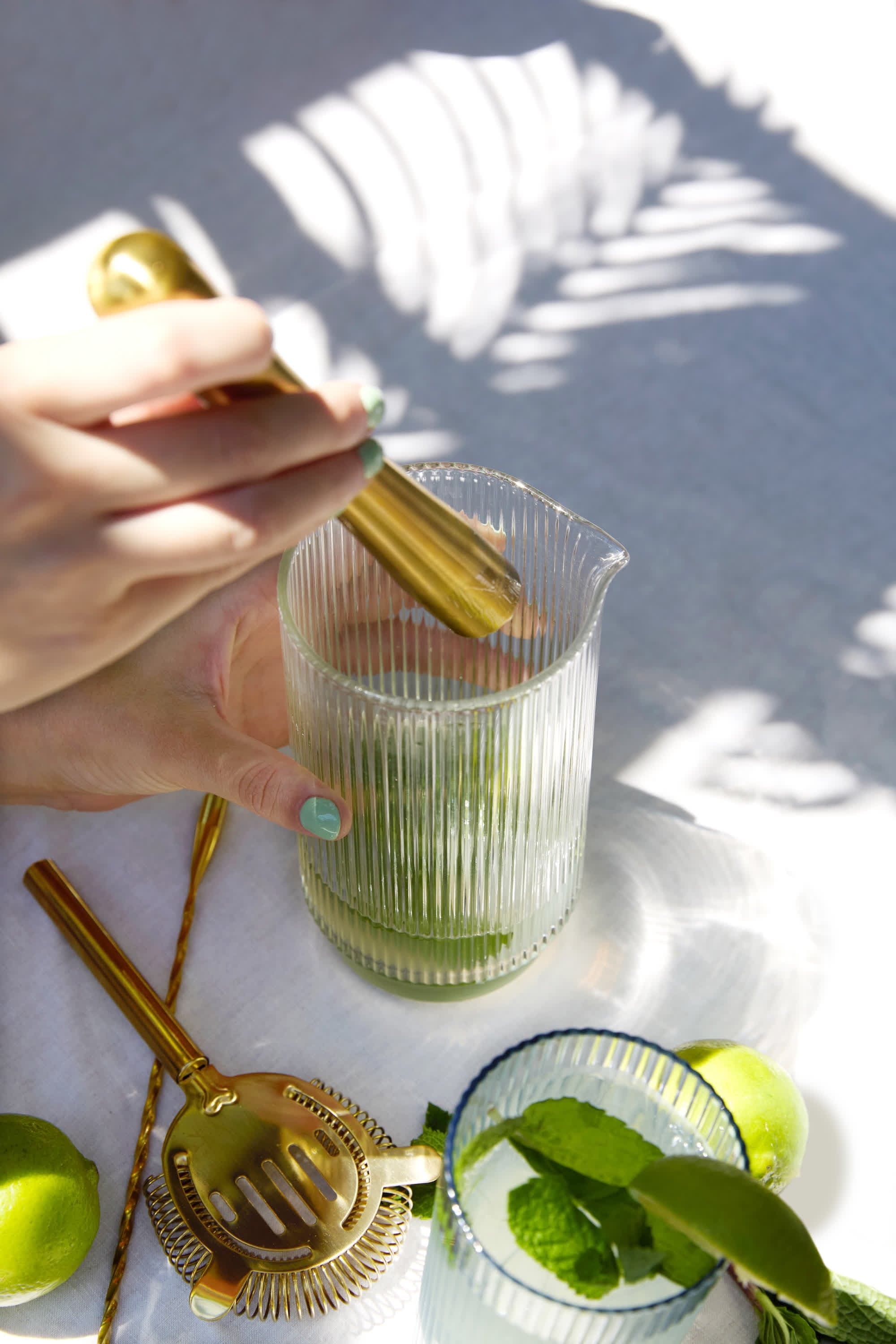 Set de cocktail doré 