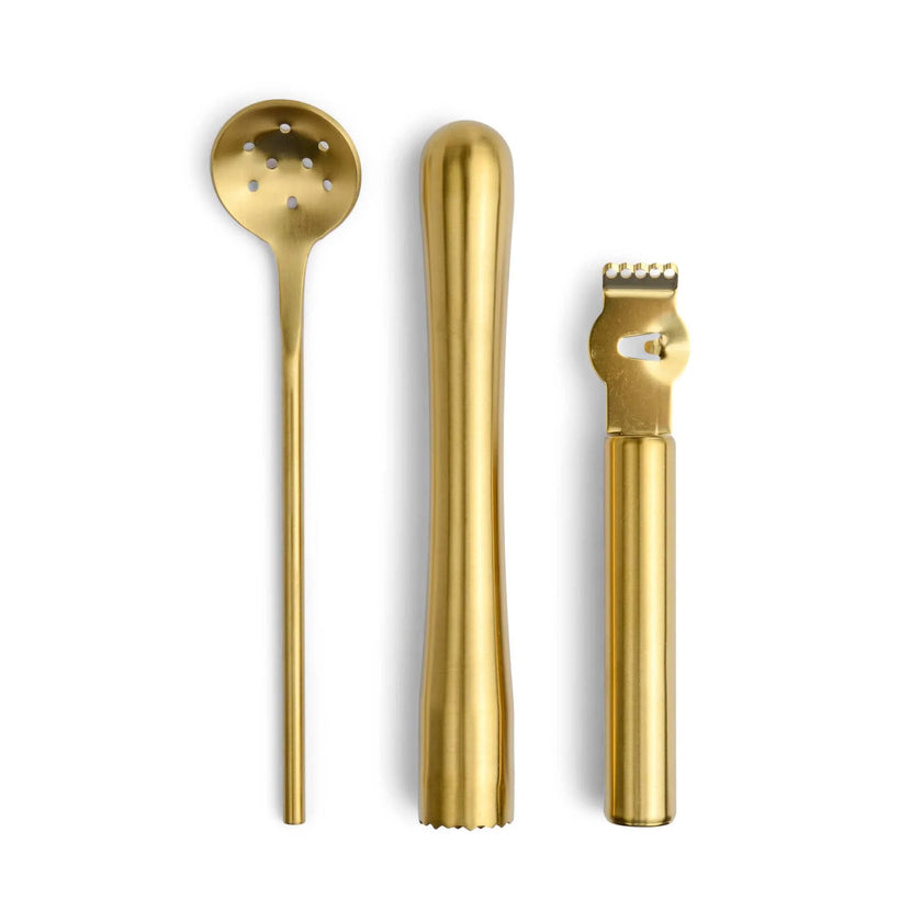 Set de cocktail doré 