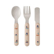 Sets de 3 couverts les chats marins petit jour