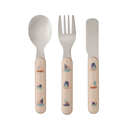 Sets de 3 couverts les chats marins petit jour