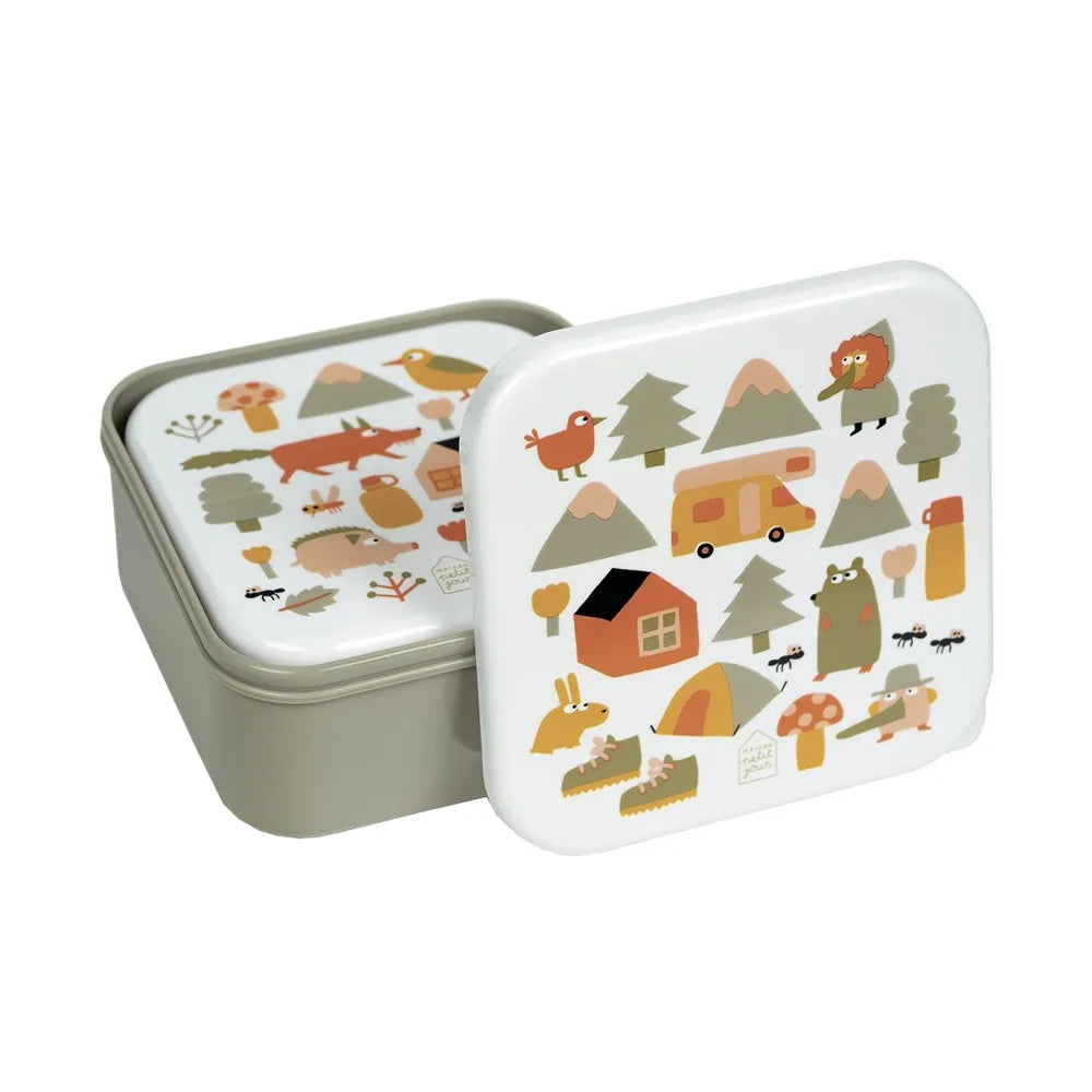 Set de 3 lunch box aventure petit jour