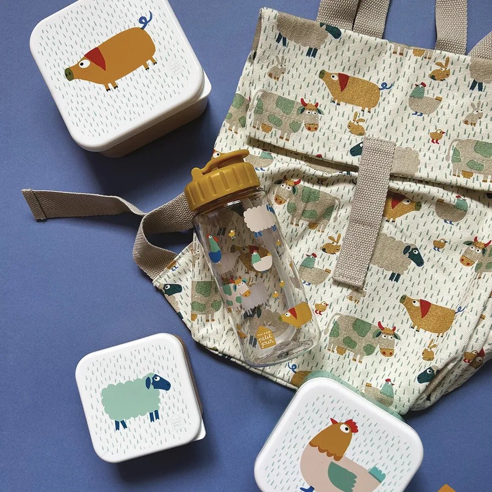 Set de 3 lunch box la ferme petit jour 