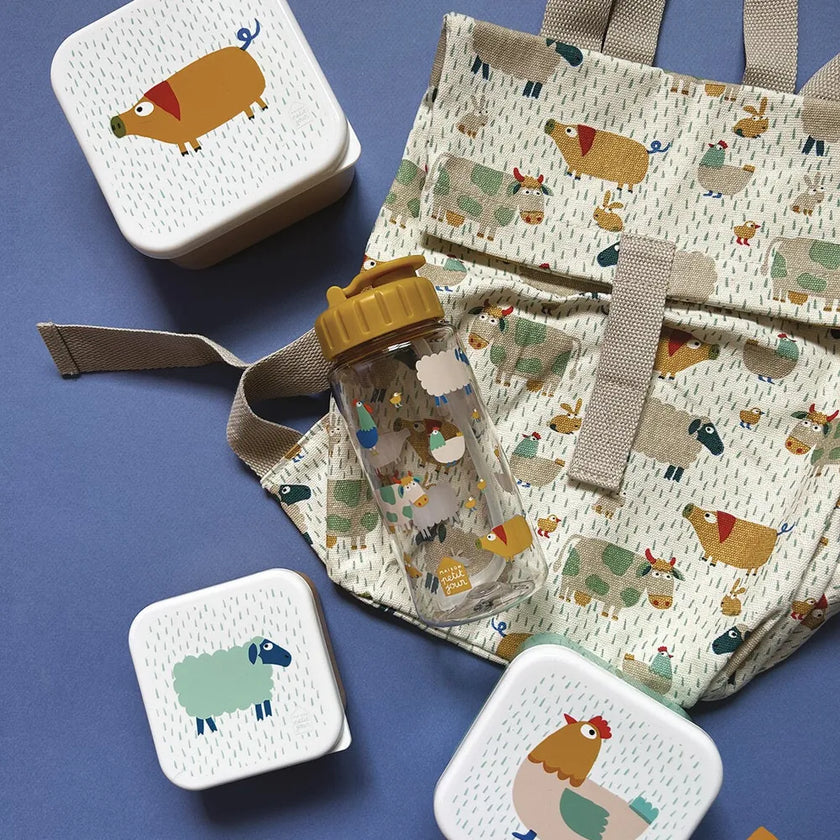 Set de 3 lunch box la ferme petit jour 