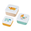 Set de 3 lunch box la ferme petit jour 