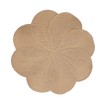 Set de table toile de jute fleur