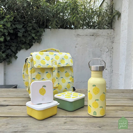 Set de 3 lunch box citron petit jour