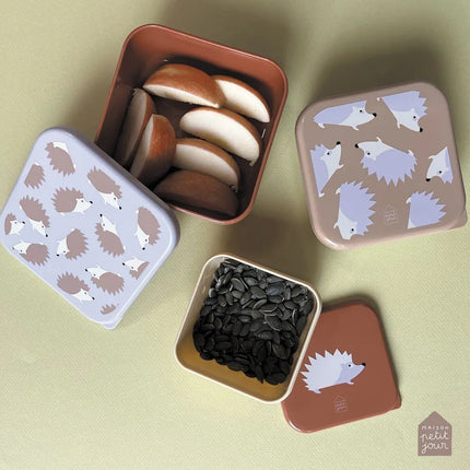 Set de lunch box hérissons petit jour