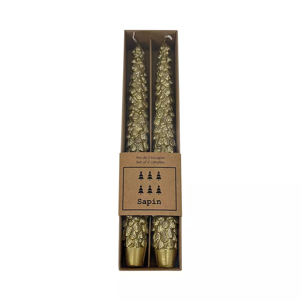 Set de bougies sapin