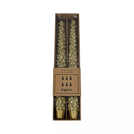 Set de bougies sapin