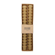 set de 2 bougies longues anneaux 