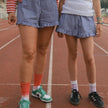 short vichy navy