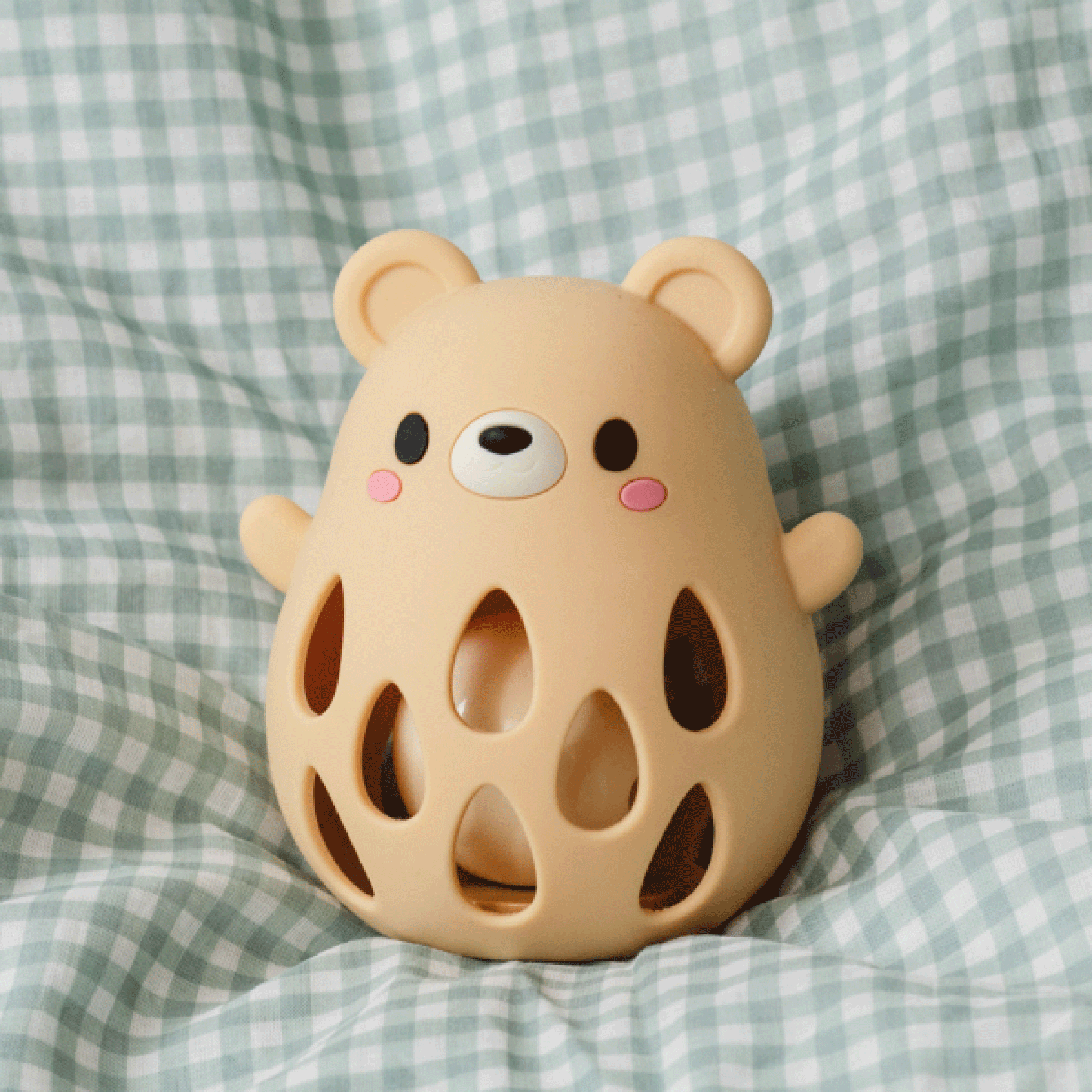 Hochet ours en silicone