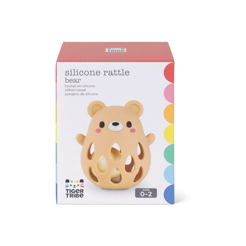 Hochet ours en silicone
