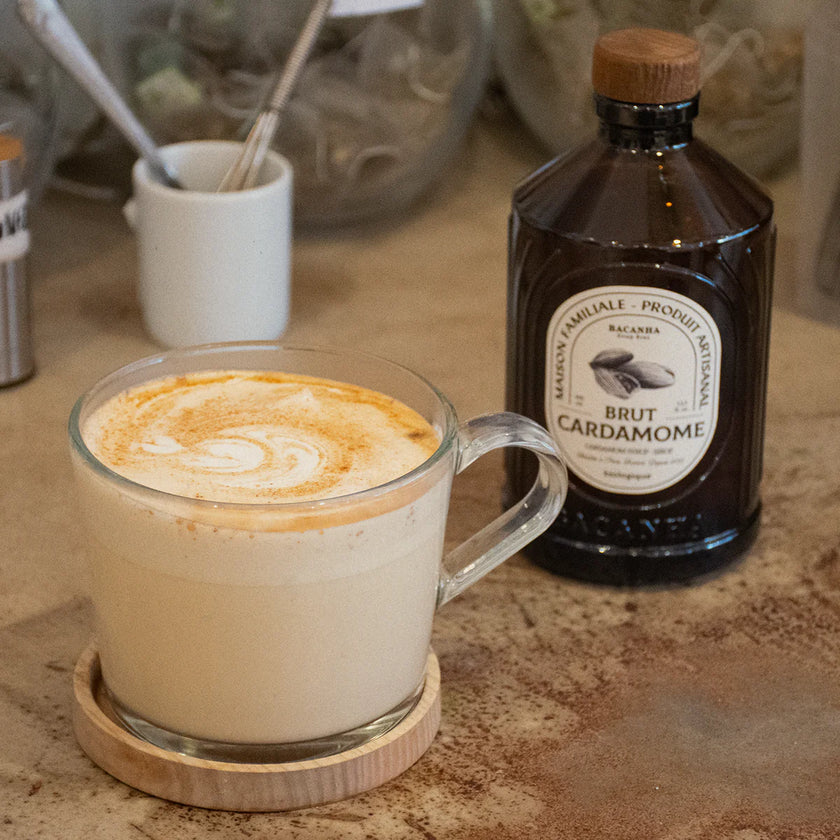 Sirop de cardamome brut bio bacahna