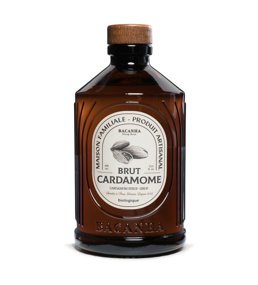 Sirop de cardamome brut bio bacahna