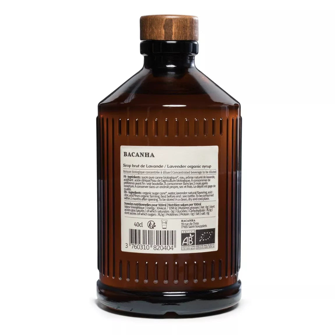 sirop lavande brute