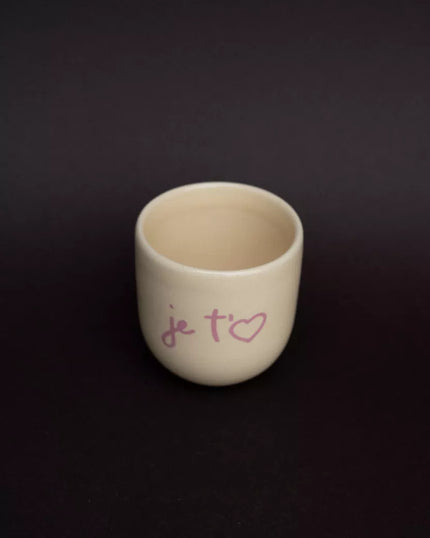 tasse sisi je t'aime jaune beurre