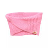 Snood rose tricot 