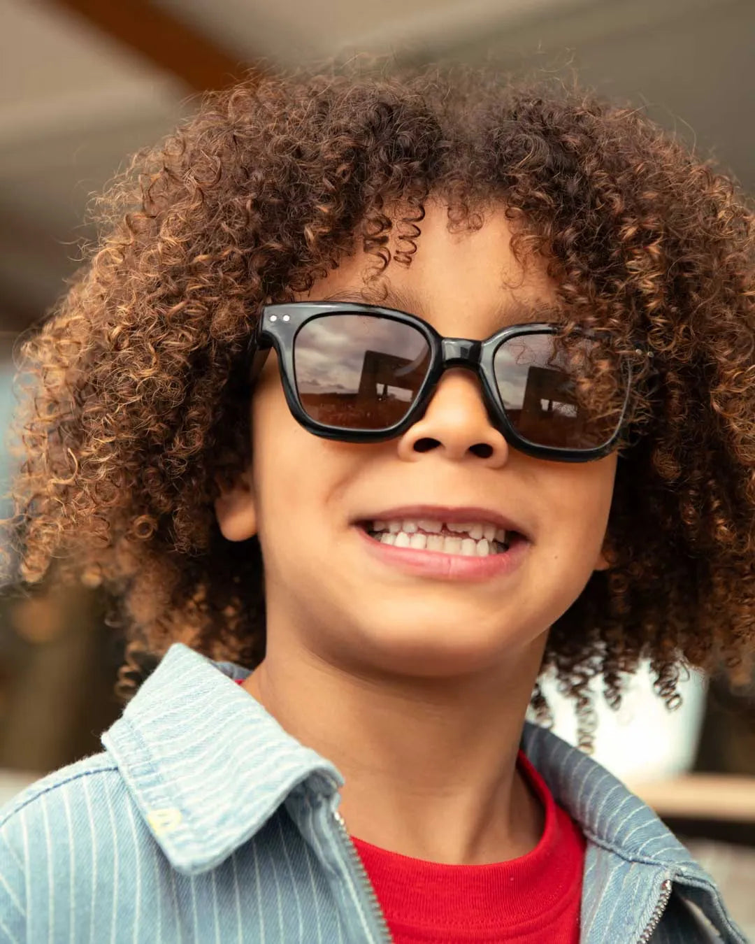 Solaire Road Izipizi 7-11 ans Black Road