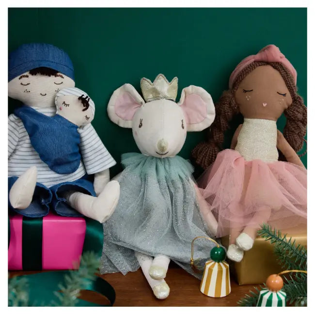 Peluche souris couronne 