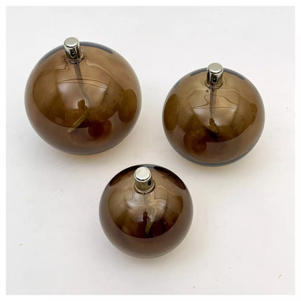Trois spheres bronze S, M et XL