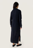 Robe polo spina noir longue