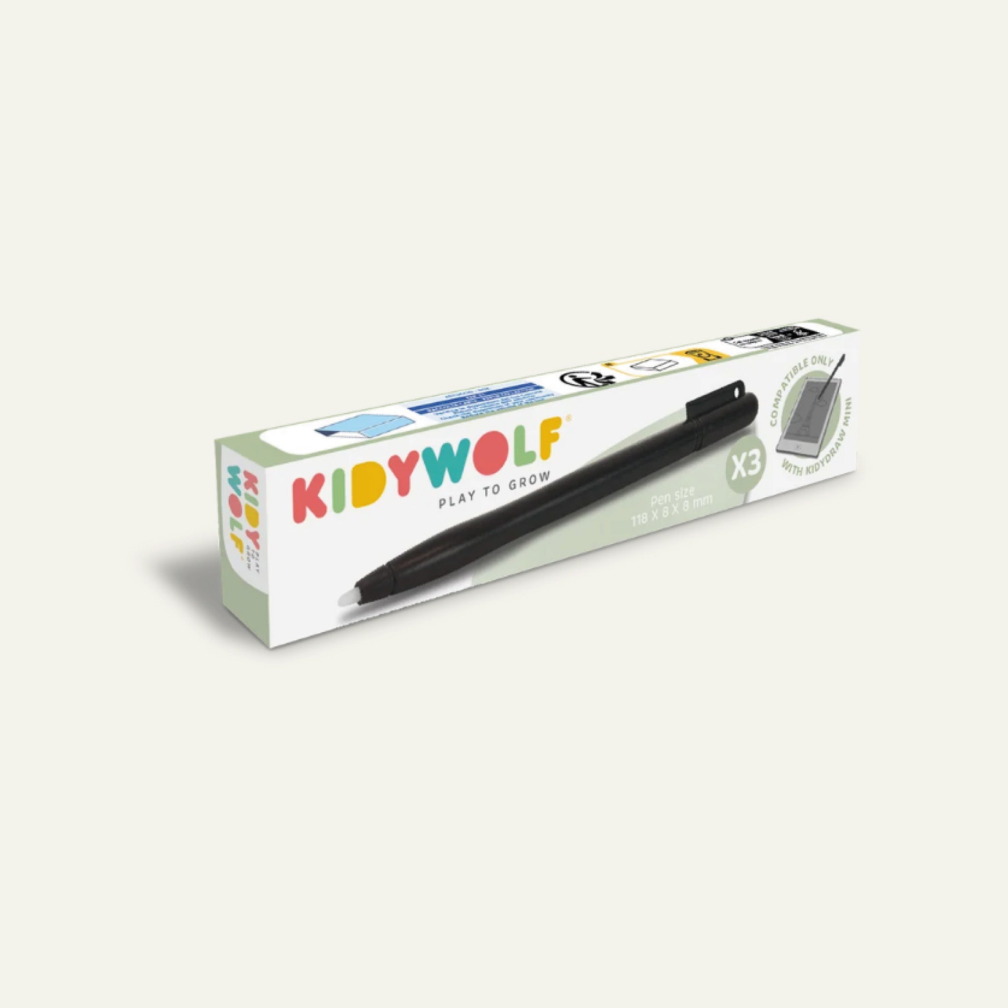 Kidypen : lot de 3 stylets pour Kidydraw mini