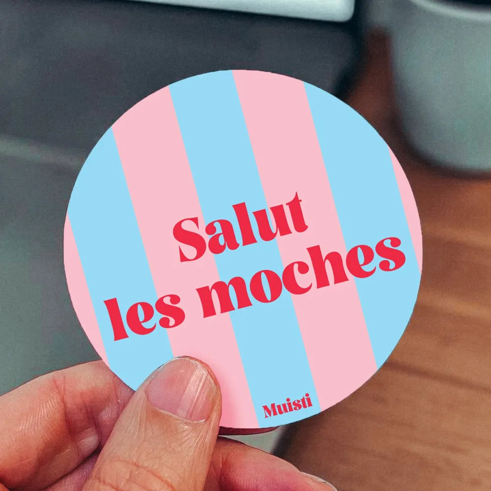 Sticker salut les moches