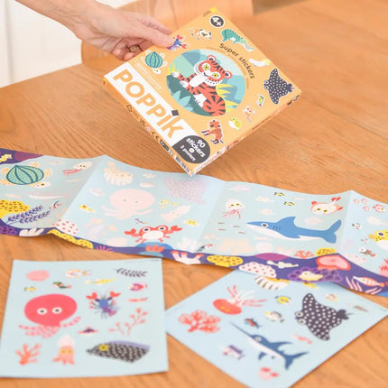 box de stickers orange