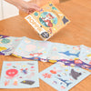 box de stickers orange