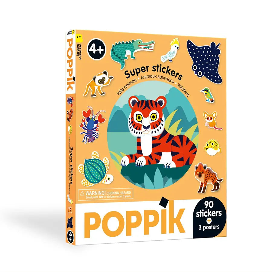 box de stickers orange