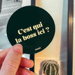 Stickers c'est qui la bosse ici