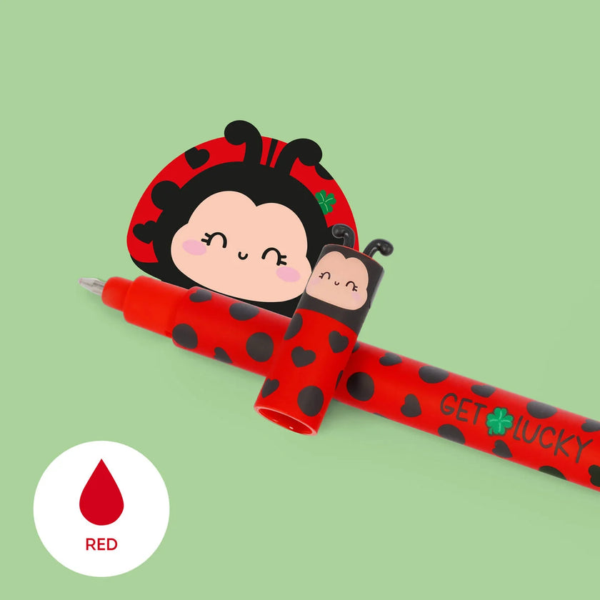 Stylo effaçable coccinelle legami