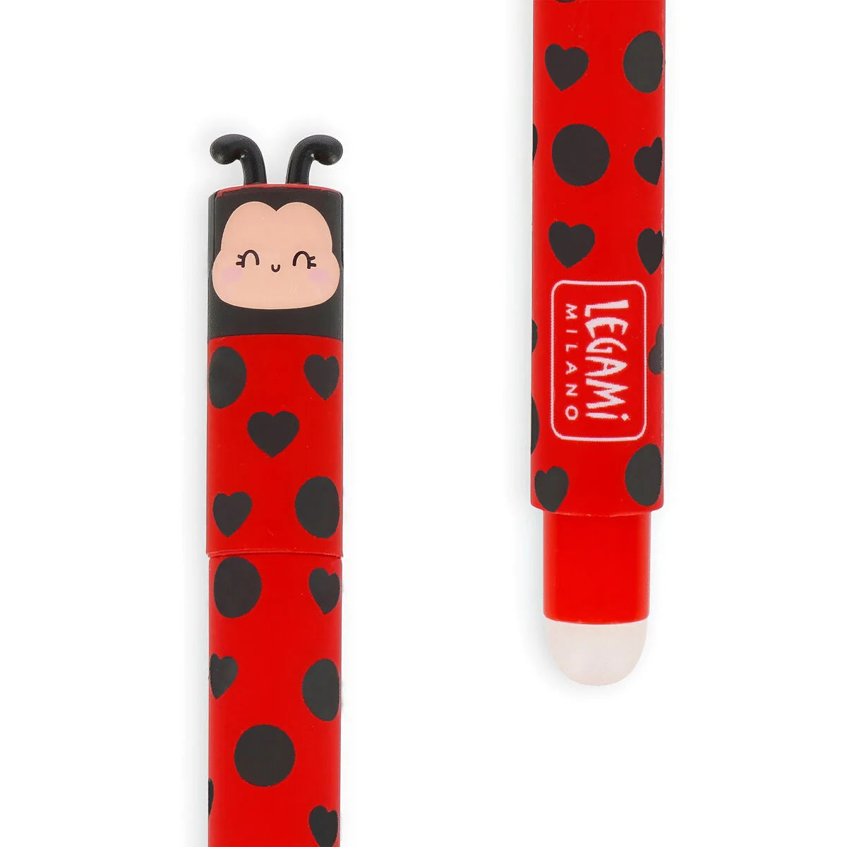 Stylo effaçable coccinelle legami