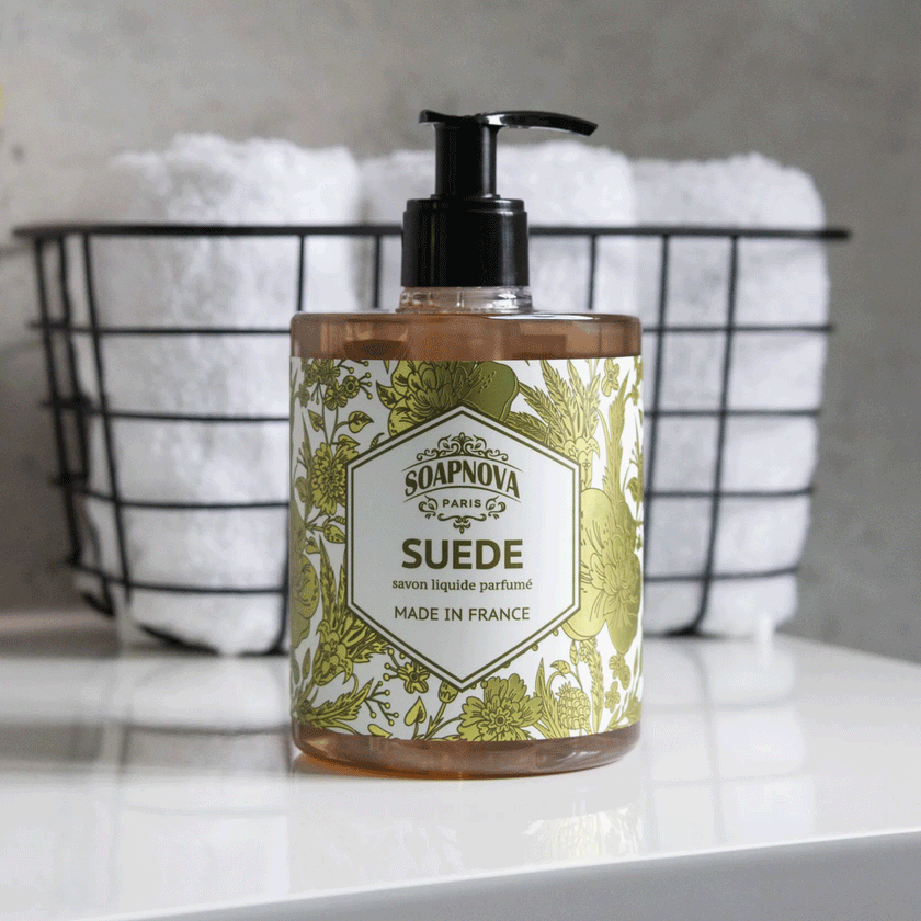 Savon liquide mains Suede – 500 ml